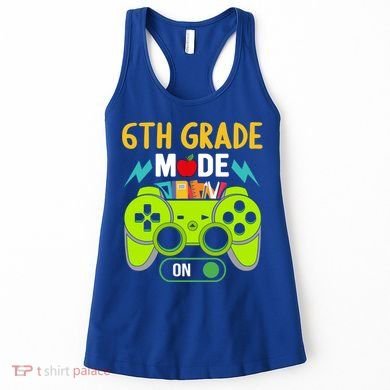 6Th Grade Mode On Gamer Back To School First Days Funny Gift Women's Tank Top