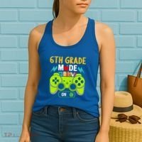 6Th Grade Mode On Gamer Back To School First Days Funny Gift Women's Tank Top thumb 2