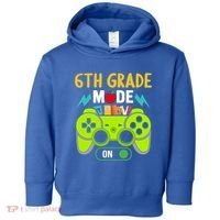6Th Grade Mode On Gamer Back To School First Days Funny Gift Toddler Hoodie thumb 0
