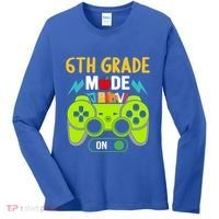6Th Grade Mode On Gamer Back To School First Days Funny Gift Women's Long Sleeve Shirt thumb 0