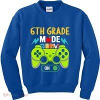 6Th Grade Mode On Gamer Back To School First Days Funny Gift Kids Sweatshirt thumb 0