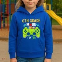 6Th Grade Mode On Gamer Back To School First Days Funny Gift Kids Hoodie thumb 3
