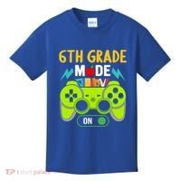6Th Grade Mode On Gamer Back To School First Days Funny Gift Kids T-Shirt thumb 0