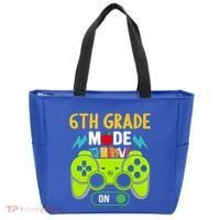 6Th Grade Mode On Gamer Back To School First Days Funny Gift Tote Bag thumb 0