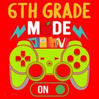 6Th Grade Mode On Gamer Back To School First Days Funny Gift Santa Hat thumb 1