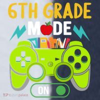 6Th Grade Mode On Gamer Back To School First Days Funny Gift Sport-Tek Competitor United Soccer Jersey thumb 4