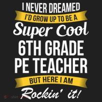 6Th Grade Pe Teacher Gift Funny Gift Beanie thumb 2