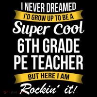6Th Grade Pe Teacher Gift Funny Gift Women's Hoodie thumb 2