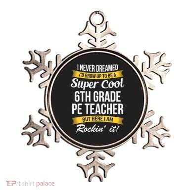 6Th Grade Pe Teacher Gift Funny Gift Ornament