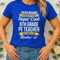6Th Grade Pe Teacher Gift Funny Gift Women's T-Shirt thumb 2