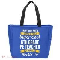 6Th Grade Pe Teacher Gift Funny Gift Tote Bag thumb 0