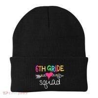 6th Grade Squad Sixth Teacher Student Team Back To School Beanie thumb 0