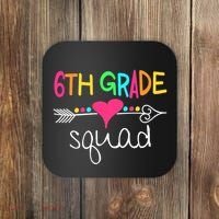 6th Grade Squad Sixth Teacher Student Team Back To School Coaster thumb 0