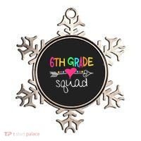 6th Grade Squad Sixth Teacher Student Team Back To School Ornament thumb 0