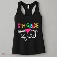 6th Grade Squad Sixth Teacher Student Team Back To School Women's Tank Top thumb 3