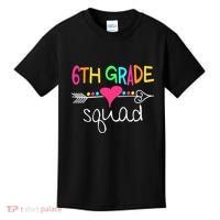 6th Grade Squad Sixth Teacher Student Team Back To School Kids T-Shirt thumb 0