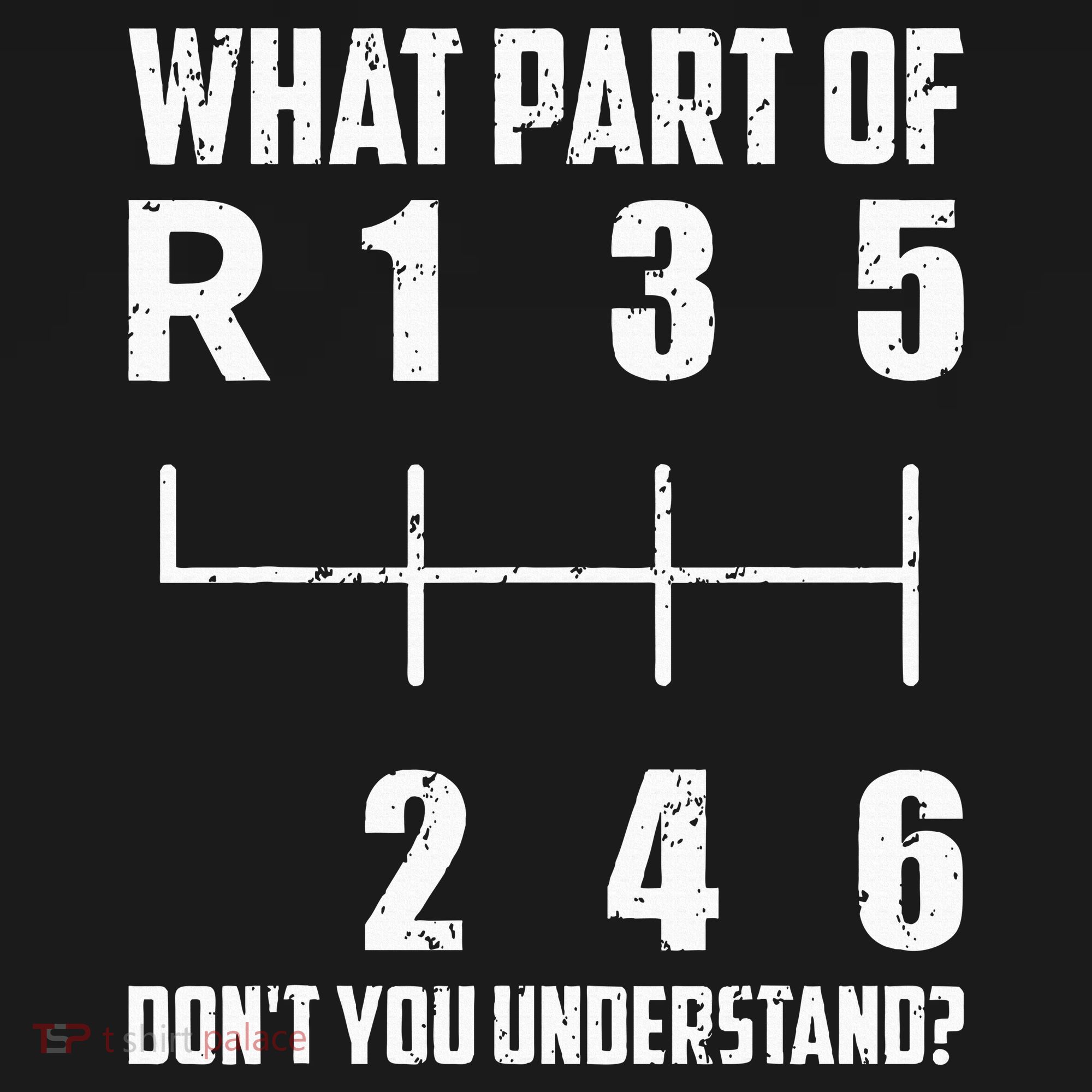 6 Gear Shift Manual Car What Part Of DonT You Understand Women's Tank Top