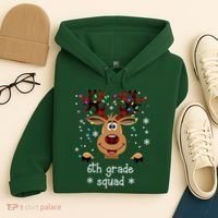 6th Grade Squad Reindeer Christmas Hoodie thumb 4