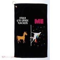 6Th Grade Teacher Unicorn Others You Cute Gift Golf Towel thumb 0