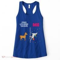 6Th Grade Teacher Unicorn Others You Cute Gift Women's Tank Top thumb 0