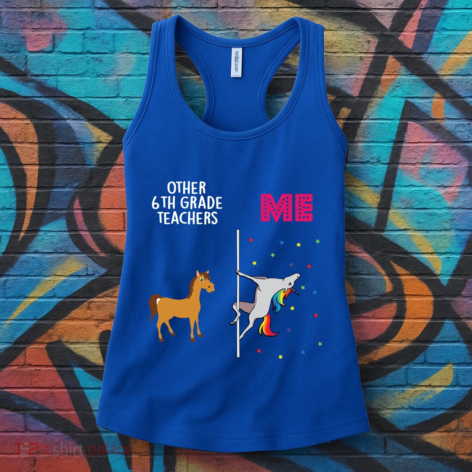 6Th Grade Teacher Unicorn Others You Cute Gift Women's Tank Top