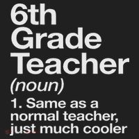 6th Grade Teacher Definition Funny Back To School First Day Women's Sweatshirt thumb 2