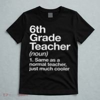 6th Grade Teacher Definition Funny Back To School First Day T-Shirt thumb 5