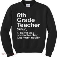 6th Grade Teacher Definition Funny Back To School First Day Kids Sweatshirt thumb 0