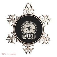 6Th Grade Teacher By Day Witch By Night Funny Halloween Cute Gift Ornament thumb 0