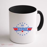 6th Grade Top Gun Pilot Back To School Coffee Mug thumb 1