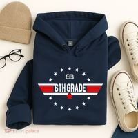 6th Grade Top Gun Pilot Back To School Hoodie thumb 4