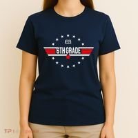 6th Grade Top Gun Pilot Back To School T-Shirt thumb 4