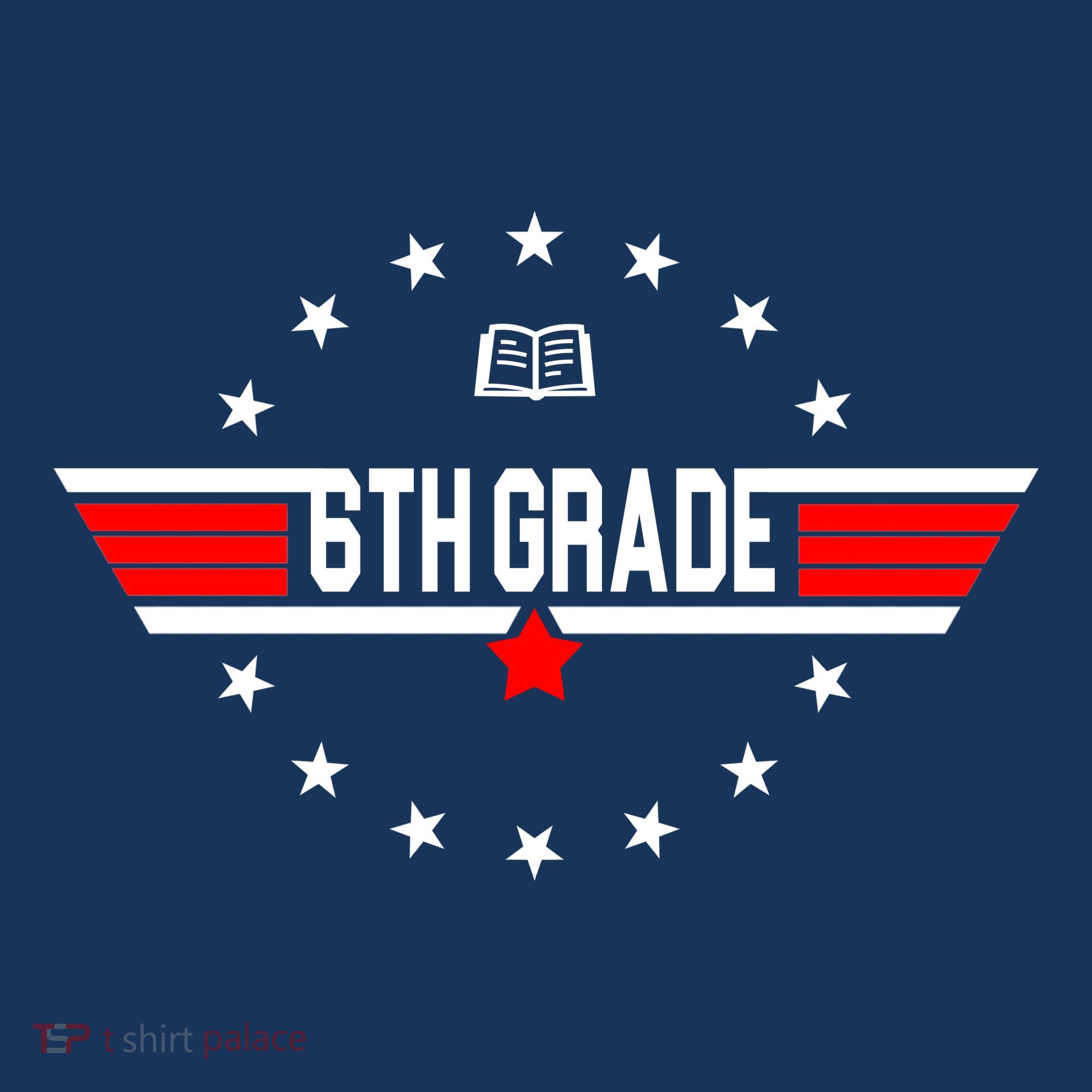 6th Grade Top Gun Pilot Back To School Coaster