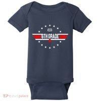 6th Grade Top Gun Pilot Back To School Baby Bodysuit thumb 0