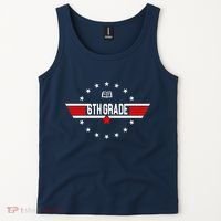 6th Grade Top Gun Pilot Back To School Tank Top thumb 2