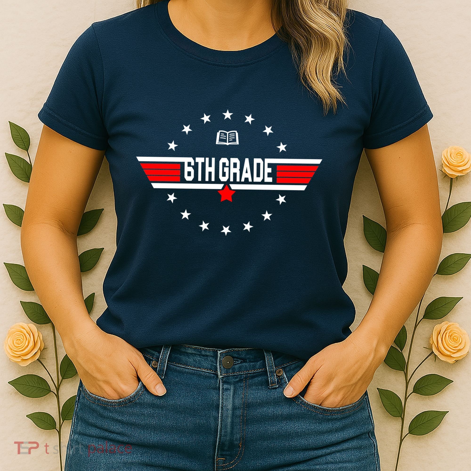 6th Grade Top Gun Pilot Back To School Women's T-Shirt