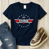 6th Grade Top Gun Pilot Back To School Women's T-Shirt thumb 3