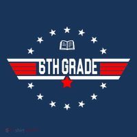 6th Grade Top Gun Pilot Back To School Kids Sweatshirt thumb 2