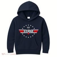 6th Grade Top Gun Pilot Back To School Kids Hoodie thumb 0