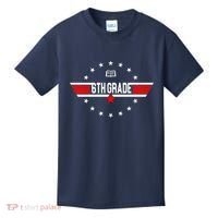 6th Grade Top Gun Pilot Back To School Kids T-Shirt thumb 0