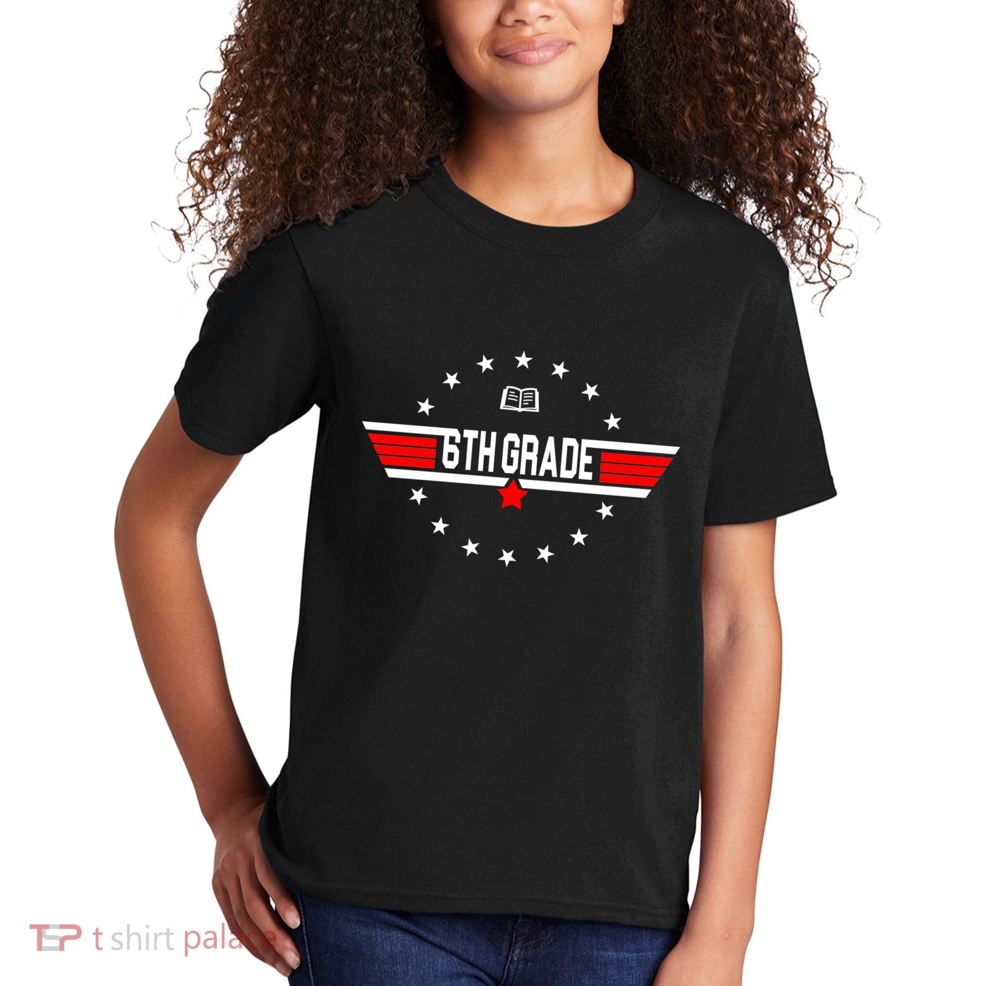 6th Grade Top Gun Pilot Back To School Kids T-Shirt