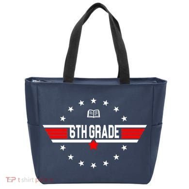 6th Grade Top Gun Pilot Back To School Tote Bag