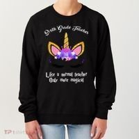 6Th Grade Unicorn Sixth Grade Teacher Funny Gift Women's Sweatshirt thumb 0