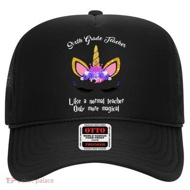 6Th Grade Unicorn Sixth Grade Teacher Funny Gift Hat