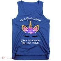 6Th Grade Unicorn Sixth Grade Teacher Funny Gift Tank Top thumb 0