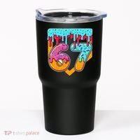 67 Ice Cream Drip Home Plate Baseball Six Seven Tumbler thumb 0