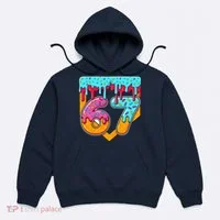67 Ice Cream Drip Home Plate Baseball Six Seven Hoodie thumb 0