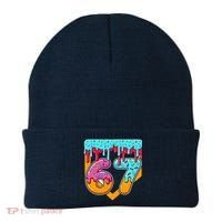 67 Ice Cream Drip Home Plate Baseball Six Seven Beanie thumb 0