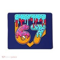 67 Ice Cream Drip Home Plate Baseball Six Seven Mousepad thumb 0