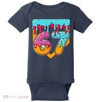 67 Ice Cream Drip Home Plate Baseball Six Seven Baby Bodysuit thumb 0